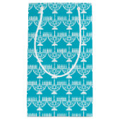 Petit Sac Cadeau Hanoukka Menorah (Devant)