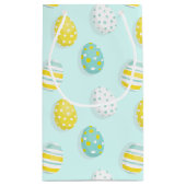 Petit Sac Cadeau Happy Easter Egg Pattern  (Dos)