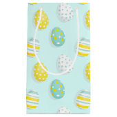 Petit Sac Cadeau Happy Easter Egg Pattern  (Devant)