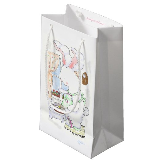 Petit Sac Cadeau Hare Cook (Devant Angle)