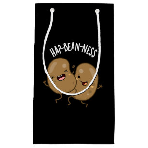 Petit Sac Cadeau Haricot-nausée amusant Bean Pun foncé BG