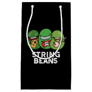 Petit Sac Cadeau Haricots Verts Jeu de Mots sur les Légumes Drôle F