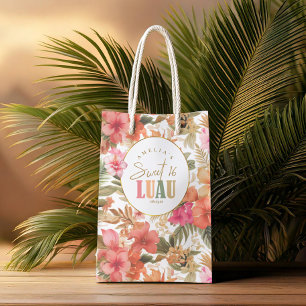 Petit Sac Cadeau Hawaiian Luau Sweet sixteen Motif Floral ID1092