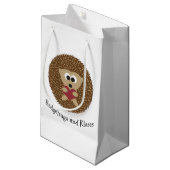 Petit Sac Cadeau Hedgehugs et Kisses Hedgehog (Devant Angle)