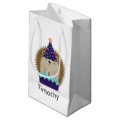 Petit Sac Cadeau Hérisson du parti mignon (Devant Angle)