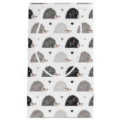 Petit Sac Cadeau Hérissons et coeurs (Devant)