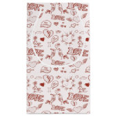 Petit Sac Cadeau Heureuse Sainte-Valentin (Dos)