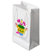 Petit Sac Cadeau heureux anniversaire Axolotl (Devant Angle)