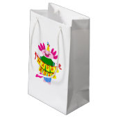 Petit Sac Cadeau heureux anniversaire Axolotl (Dos Angle)
