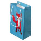 Petit Sac Cadeau Heureux Fox (Dos Angle)