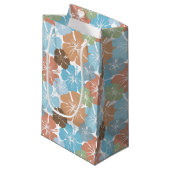 Petit Sac Cadeau Hibiscus hawaïen Floral (Devant Angle)