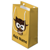 Petit Sac Cadeau hibou Brown (Dos Angle)