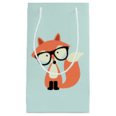 Petit Sac Cadeau Hipster Red Fox (Devant)