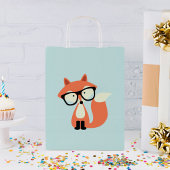 Petit Sac Cadeau Hipster Red Fox