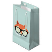 Petit Sac Cadeau Hipster Red Fox (Devant Angle)