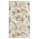 Petit Sac Cadeau Hisbiscus Tropical Palm Tree Motif (Dos)