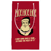 Petit Sac Cadeau Ho ! Ho ! Ho ! (Devant)