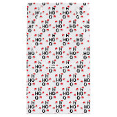 Petit Sac Cadeau Ho Ho Ho : Joyeux Noël (Dos)