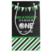 Petit Sac Cadeau Hole In One Boys Golf 1er Anniversaire Par tee (Dos)