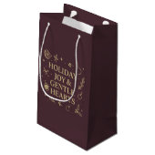 Petit Sac Cadeau Holiday Joy Gift Bag (Dos Angle)