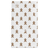 Petit Sac Cadeau Homme de pain d'épice (Devant)