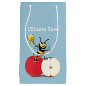 Petit Sac Cadeau Honeybee Apple Rosh HaShana (Devant)