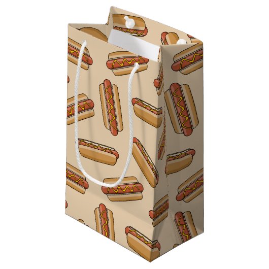 Petit Sac Cadeau Hot dog (Devant Angle)