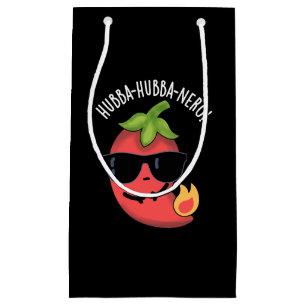 Petit Sac Cadeau Hubba-hubba-nero Funny Habanero Pun Dark BG