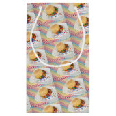 Petit Sac Cadeau Humour Cupcake d'anniversaire (Dos)