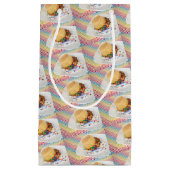 Petit Sac Cadeau Humour Cupcake d'anniversaire (Devant)