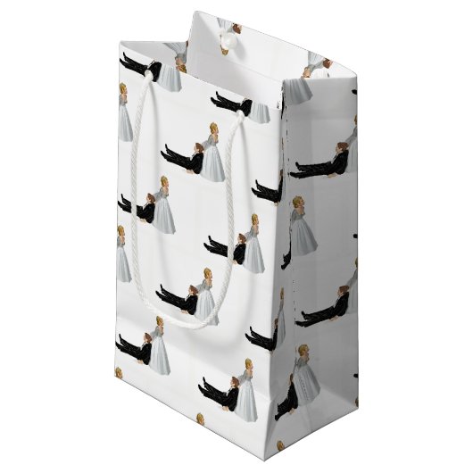 Petit Sac Cadeau humour mariage (Devant Angle)