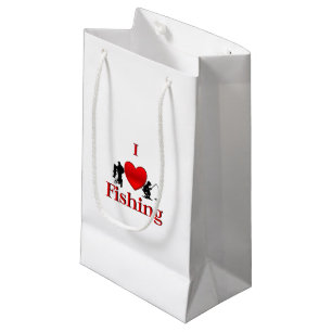 Petit Sac Cadeau I Heart Fishing