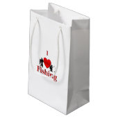 Petit Sac Cadeau I Heart Fishing (Dos Angle)