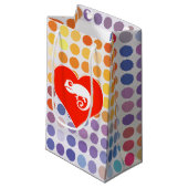 Petit Sac Cadeau Icône de caméléon (Devant Angle)