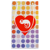 Petit Sac Cadeau Icône de caméléon (Devant)