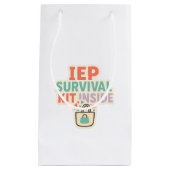 Petit Sac Cadeau IEP Survival Kit Inside | Inclusion Appreciation (Devant)
