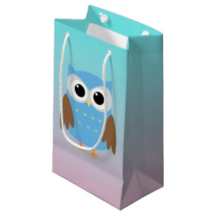 Petit Sac Cadeau Illustration de chouette mignonne