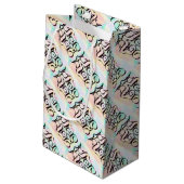 Petit Sac Cadeau illustrations de couleurs (Dos Angle)