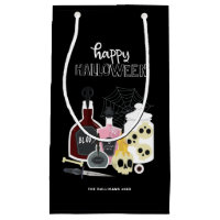 Illustrations de crânes et de potions Halloween he