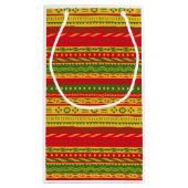 Petit Sac Cadeau Impression à l'africaine (Dos)