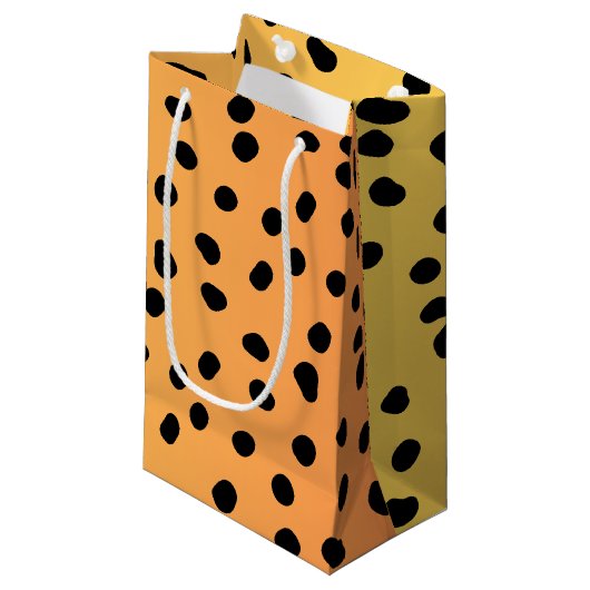 Petit Sac Cadeau Impression Cheetah moderne (Devant Angle)