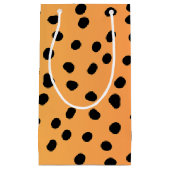 Petit Sac Cadeau Impression Cheetah moderne (Devant)