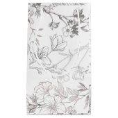 Petit Sac Cadeau Impression florale ancienne A - (Devant)