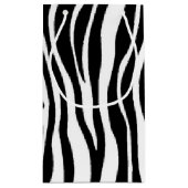 Petit Sac Cadeau Impression Zebra (Dos)