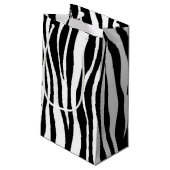 Petit Sac Cadeau Impression Zebra (Dos Angle)