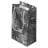 Petit sac cadeau imprimé en molleton (Dos Angle)