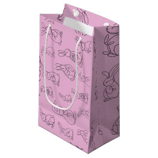 Petit Sac Cadeau Imprimerie Bunnies