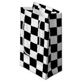 Petit Sac Cadeau Indicateur Checker (Devant Angle)