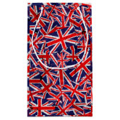 Petit Sac Cadeau Indicateur Union Jack | Drapeau du Royaume-Uni | D (Dos)