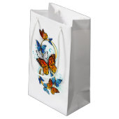 Petit Sac Cadeau Infinity of Monarch Butterflies (Dos Angle)